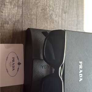 Prada Sleek Black Sunglasses